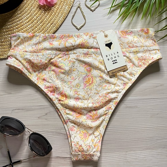 Billabong 🌸 Floral Skimpy Rise Bikini Bottoms - Picture 8 of 12